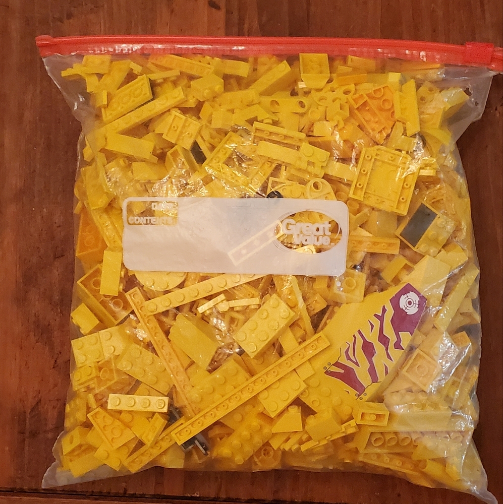 LEGO Bright Yellow Building Bricks